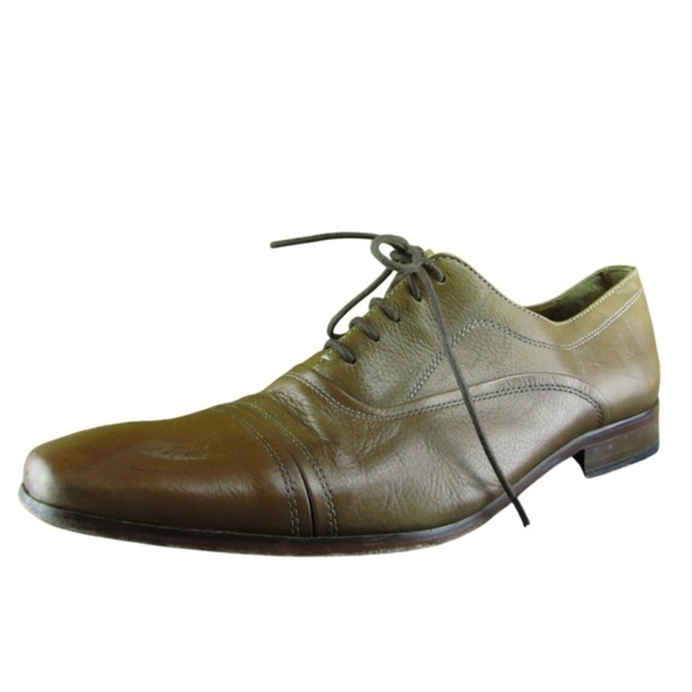 Kenneth Cole New York Slow Mo Men Wingtip Oxfords Sz 11.5 Brown Leather Lace Up
